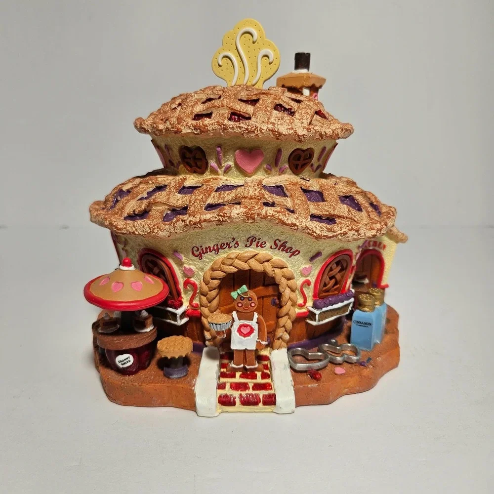 Lemax Gingers Pie Shop Christmas Village Sugar n Spice 25925 Lighted House